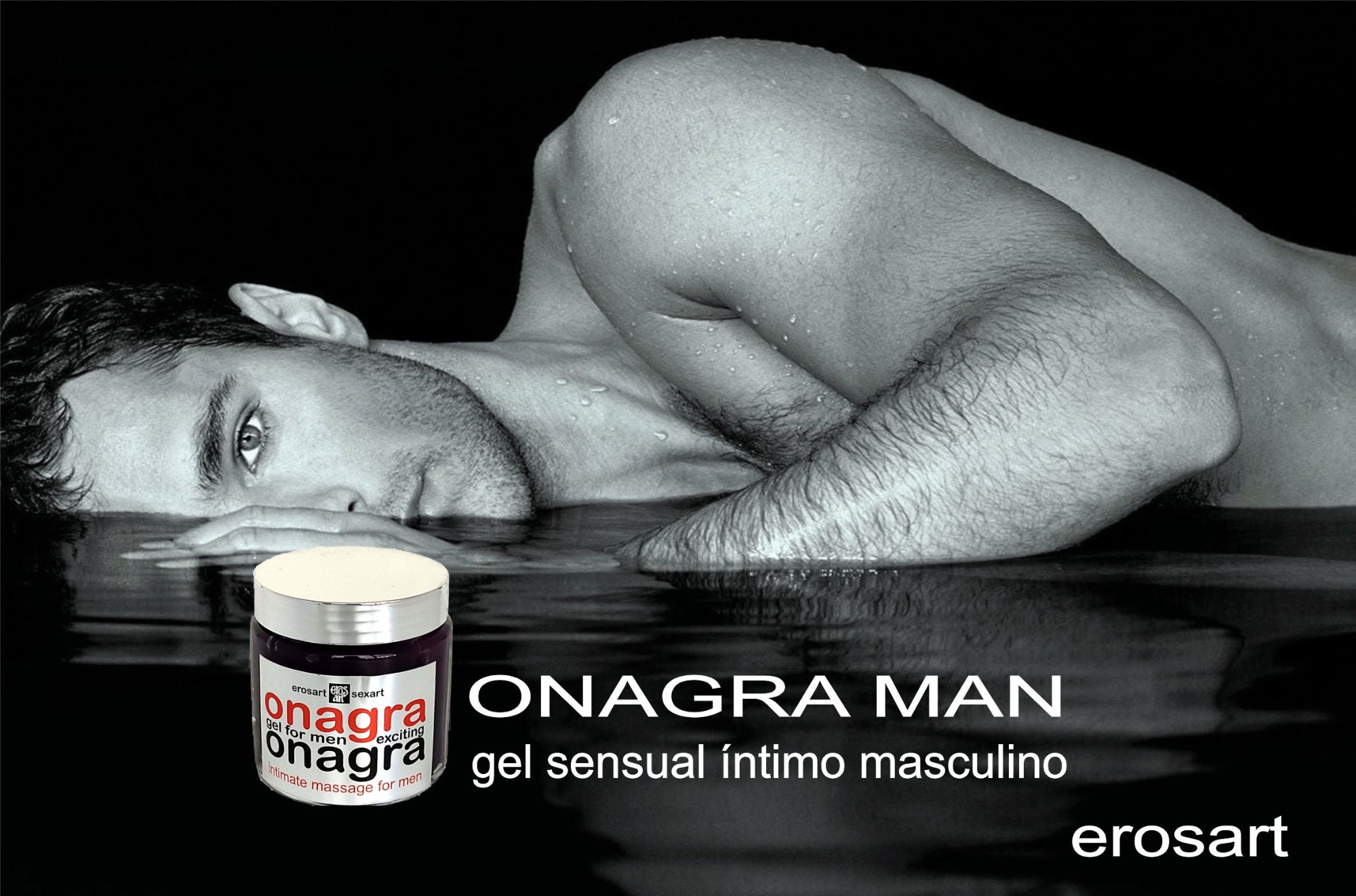 Gel sensual íntimo masculino