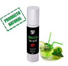 Lubricante natural sabor mojito con efecto calor.